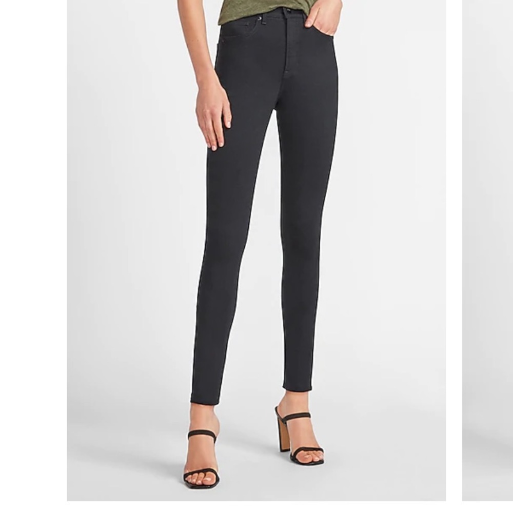Express Black Skinny Jeans